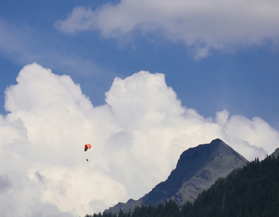 Drifting Above the Peaks