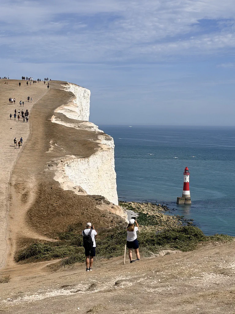 White Cliffs and Lighthouse